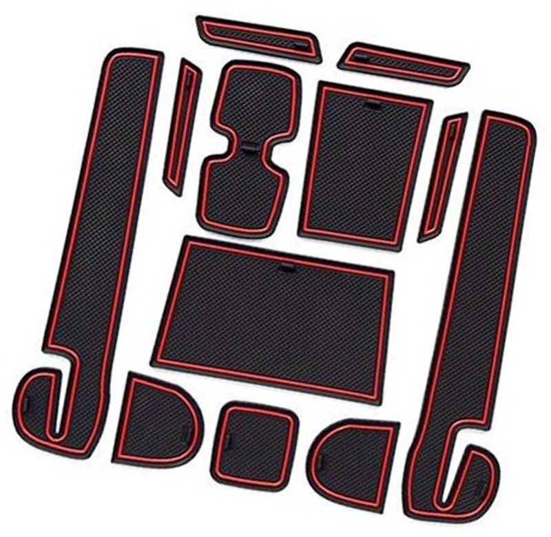 ZEMNLO Kompatibel mit 2017-2023 2024, for Swift, MK6 Auto Gummimatten, for Swift, Automatten Türschlitzmatte Auto Armlehne Getränkehalter Matte Mittelkonsole Antirutschmatten Gummimatten, for Swift, Z von ZEMNLO