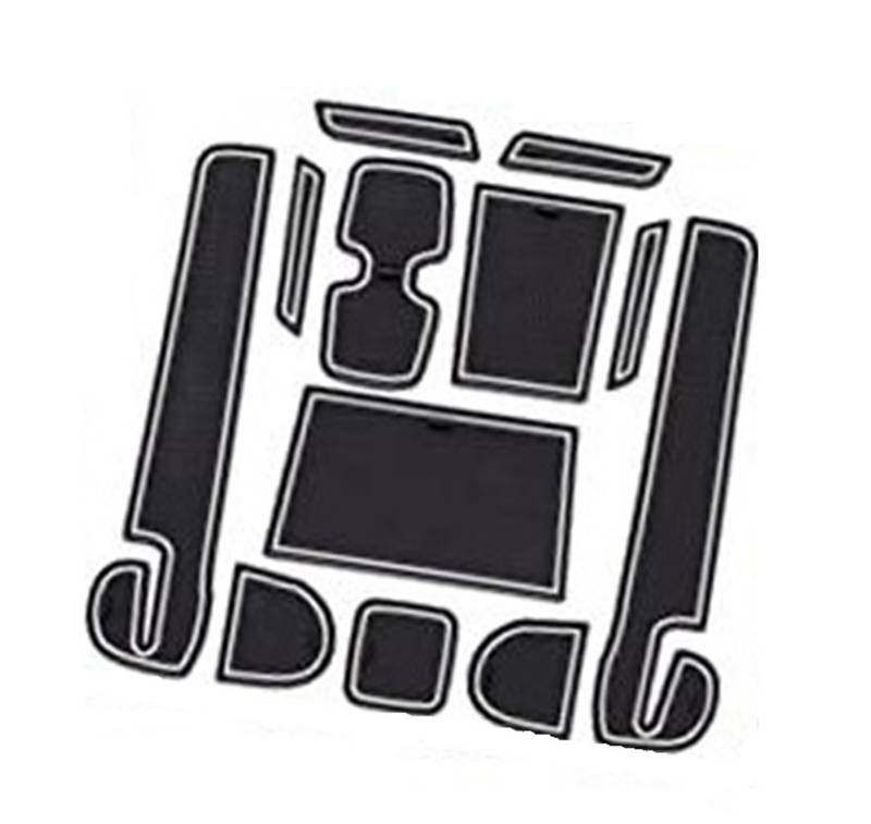 ZEMNLO Kompatibel mit 2017-2023 2024, for Swift, MK6 Auto Gummimatten, for Swift, Automatten Türschlitzmatte Auto Armlehne Getränkehalter Matte Mittelkonsole Antirutschmatten Gummimatten, for Swift, Z von ZEMNLO