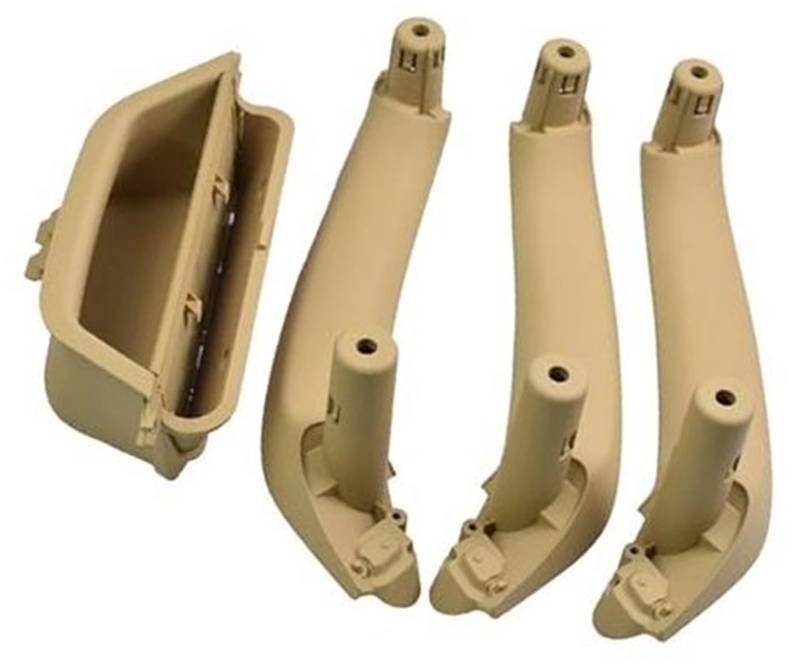 ZEMNLO LHD Auto Links vorne Innentürgriff innerer Fahrersitz Seitenverkleidung Griff Pull ABS Trim, for, X3 X4 F25 F26 2010–2017 51417394519 Türgriffverkleidung im Auto(Beige-4pcs) von ZEMNLO