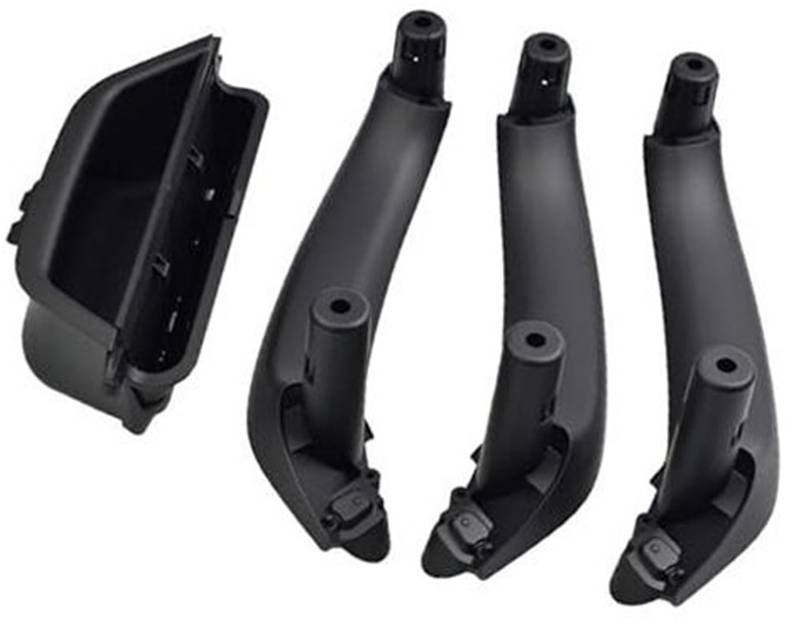 ZEMNLO LHD Auto vorne Links Türinnengriff Zugverkleidung Türinnenverkleidung Griff, for, X3 X4 F25 F26 2010–2017 51417394519 Türgriffverkleidung im Auto(Black-4pcs) von ZEMNLO