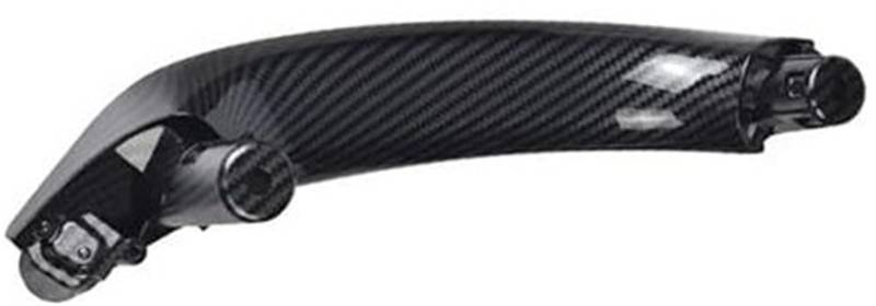 ZEMNLO LHD Beige Schwarz Auto Links Rechts Innentürgriff Innentürverkleidung Griff Zugverkleidung Abdeckung, for, X3 X4 F25 F26 2010–2017 51417250307 Türgriffverkleidung im Auto(Black CF-Left-Rear) von ZEMNLO