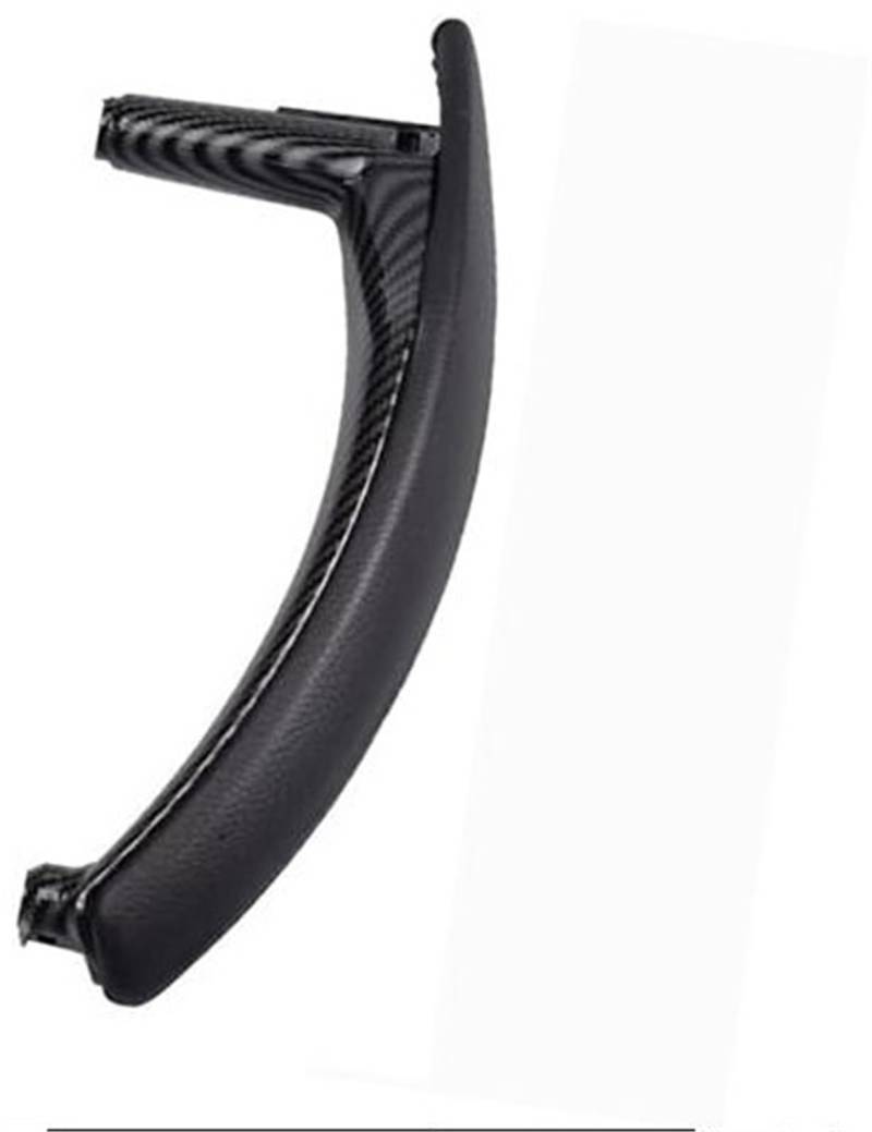 ZEMNLO LHD Car Styling Rechts Links Innentürverkleidung Griff Pull Trim Cover Auto Innenzubehör, for, E70 X5 E71 E72 X6 SAV Türgriffverkleidung im Auto(Black CF-Left) von ZEMNLO