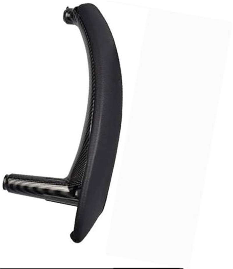 ZEMNLO LHD Car Styling Rechts Links Innentürverkleidung Griff Pull Trim Cover Auto Innenzubehör, for, E70 X5 E71 E72 X6 SAV Türgriffverkleidung im Auto(Black CF-Right) von ZEMNLO