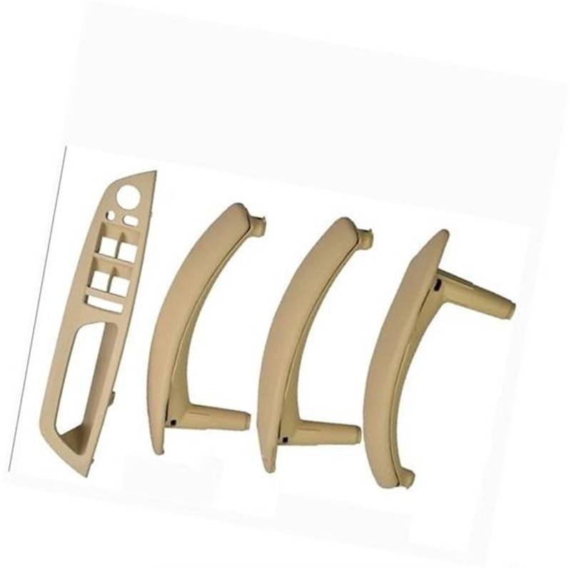 ZEMNLO LHD RHD Auto Innentür Leder Zuggriff Halterung Verkleidungsabdeckung, for, E70 E71 X5 X6 2007-2013 Autozubehör Türgriffverkleidung im Auto(RHD-Beige-Hige) von ZEMNLO