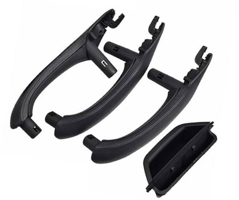 ZEMNLO LHD RHD Auto vorne Links Türinnengriff Zugverkleidung Türinnenverkleidung Griff, for, X3 F25 X4 F26 2011–2017 Autozubehör 51417248502 Türgriffverkleidung im Auto(LHD Black 4pcs) von ZEMNLO