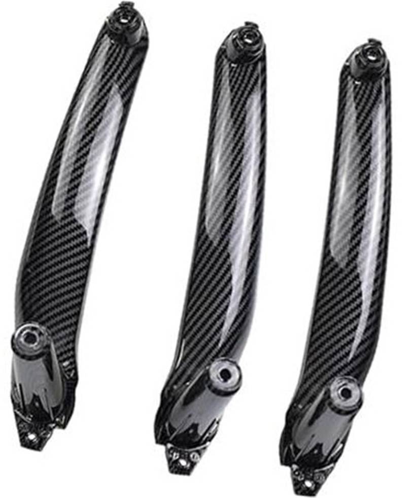 ZEMNLO Linker rechter Ruderantrieb-Innentürgriff, for, E70 E71 E72 X5 X6 Panel Pull Trim Cover 51416969401 51416969402 Türgriffverkleidung im Auto(Carbon Fiber-LHD) von ZEMNLO