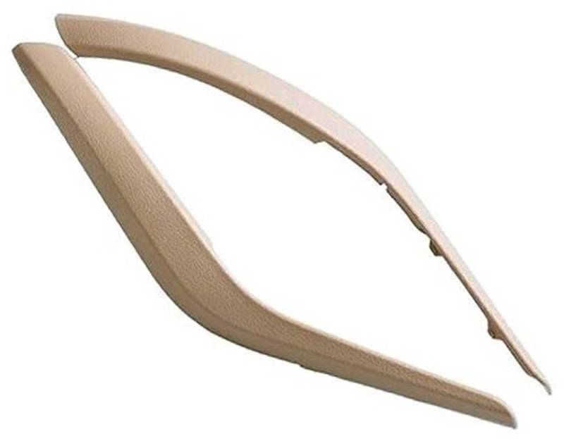 ZEMNLO Links Rechts Seite Auto Innentür Panel Griff Pull Trim Abdeckung Auto Innentürgriffe Abdeckungen, for, X1 E84 2010-2016 51412991778 Türgriffverkleidung im Auto(Beige-2PCS) von ZEMNLO