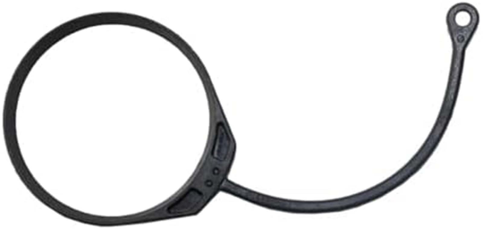 ZEMNLO Öl Benzin Öl Tankdeckel Leitungskabel, for Golf, for Jetta, for Passat, for Polo, for A3 A4 A6 A7 A8, for Octavia, for Seat(Black Cable with Ring) von ZEMNLO