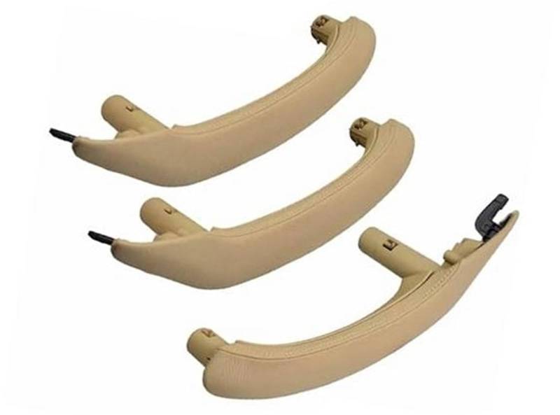 ZEMNLO RHD LHD Hauptfahrertür-Innengriff-Zugverkleidung, for, X3 Türgriffverkleidung im Auto(RHD Set Beige) von ZEMNLO