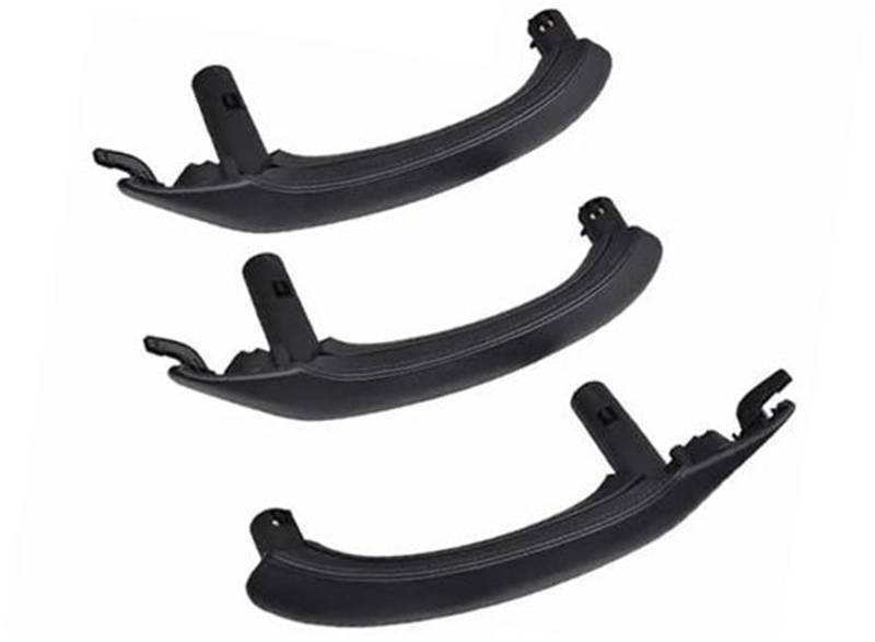 ZEMNLO RHD LHD Hauptfahrertür-Innengriff-Zugverkleidung, for, X3 Türgriffverkleidung im Auto(RHD Set Black) von ZEMNLO