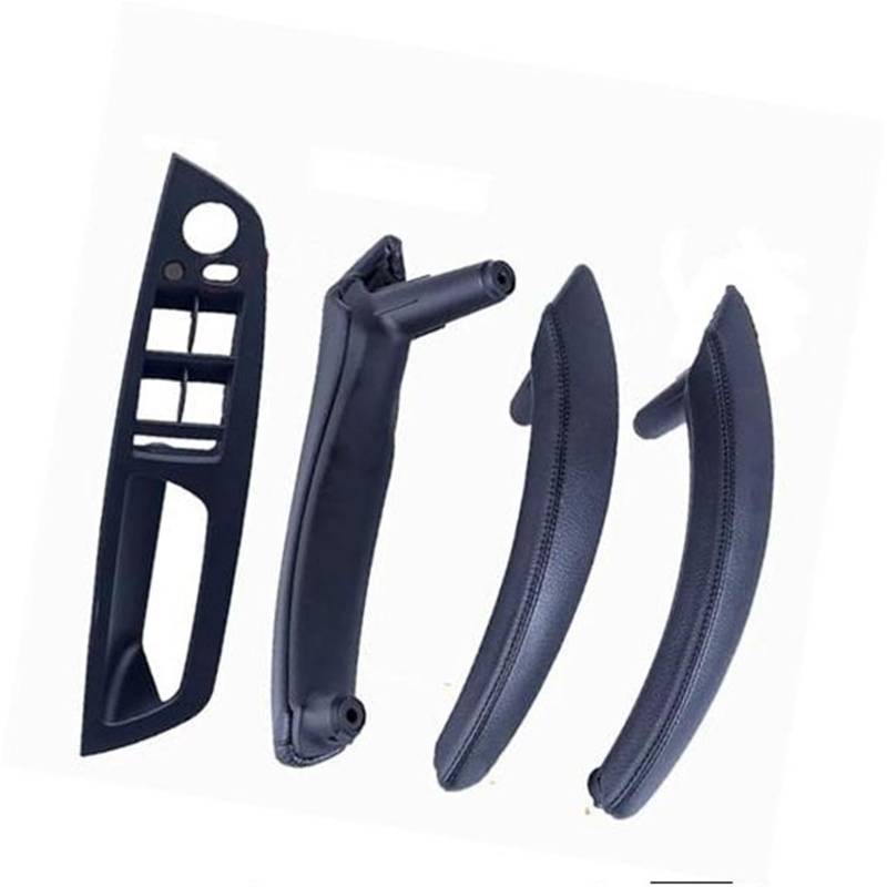 ZEMNLO RHD LHD Innere ABS-Außenlederabdeckung Türgriffgriff Innenarmlehnenverkleidungsbaugruppe, for, X5 X6 E70 E71 2007–2013 Türgriffverkleidung im Auto(LHD-Black-Standard) von ZEMNLO