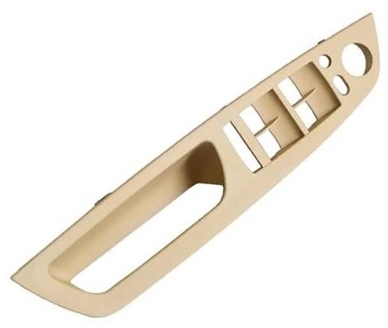 ZEMNLO Rechts Links Innentürverkleidung Griff Pull Trim Halter Auto Innenzubehör, for, E70 X5 E71 E72 X6 SAV Auto Styling 51416969401 Türgriffverkleidung im Auto(Beige-Panel) von ZEMNLO