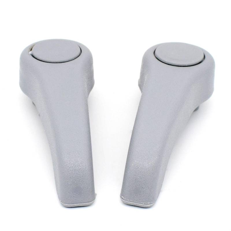 ZEMNLO Set, for Renault, for Clio MK2 Twingo MK1 Grau Rechts Links Sitz Einstellung Ziehen Einstellen Hebel Grau Griff Neigung Einsteller Knopf Auto Teil Sitzlehnengriff und Kappe von ZEMNLO