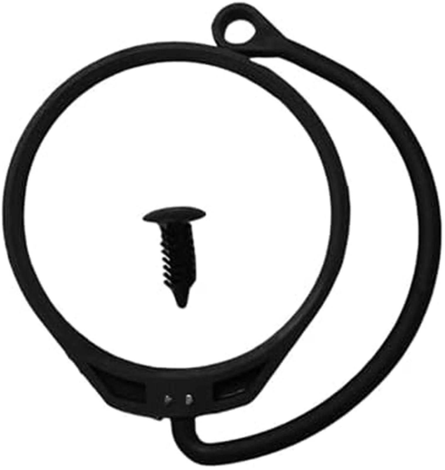 ZEMNLO Tankdeckel-Kabelschlinge, Tankdeckelseil, for Porsche, for 911 718 4, for Cayenne, Cayman, for MACAN, Boxster S, for Panamera, for Carrera, GTS 180201556(Black Bent Rope with Loop) von ZEMNLO