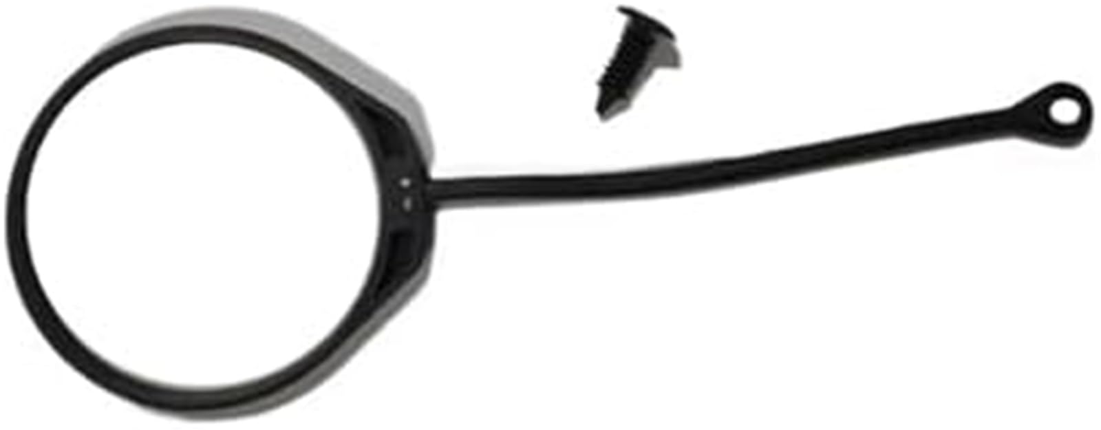 ZEMNLO Tankdeckel-Kabelschlinge, Tankdeckelseil, for Porsche, for 911 718 4, for Cayenne, Cayman, for MACAN, Boxster S, for Panamera, for Carrera, GTS 180201556(Black Straight Rope w Loop) von ZEMNLO