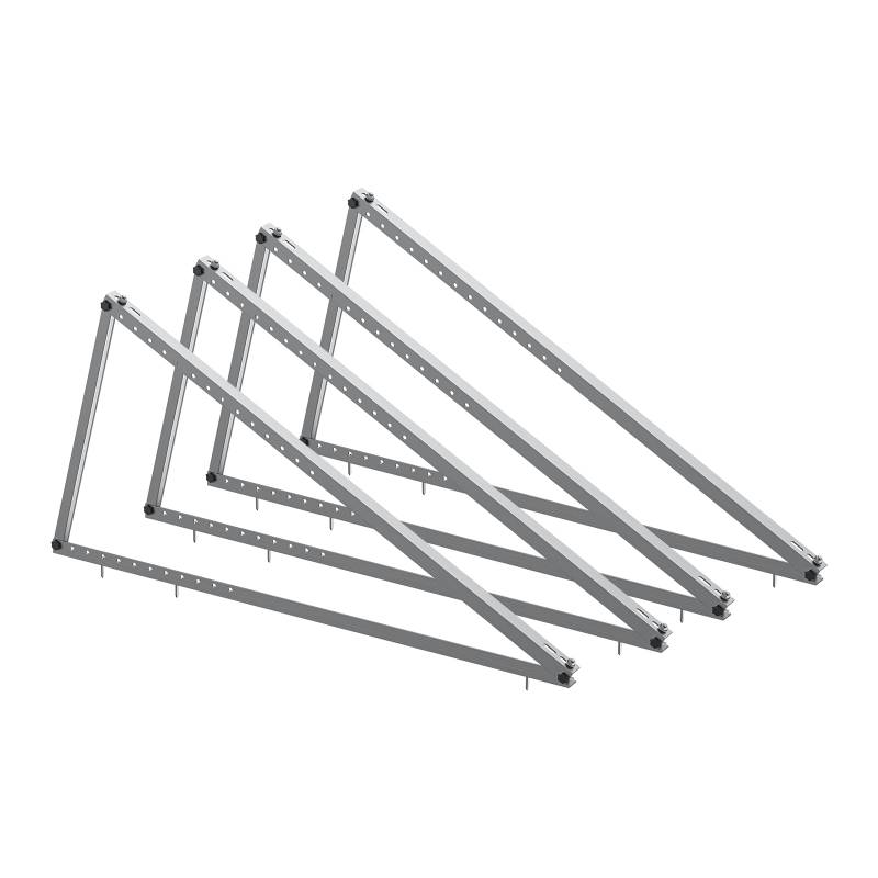 Zendure 4x Solarmodul Halterung 1180mm Set für 2 Solarpanels Solarmodul Flachdach Aufständerung Photovoltaik Universal Balkonkraftwerk Robuste Wand Flachdachmontage, Wetterbeständig, PV Module von ZENDURE SuperCharged