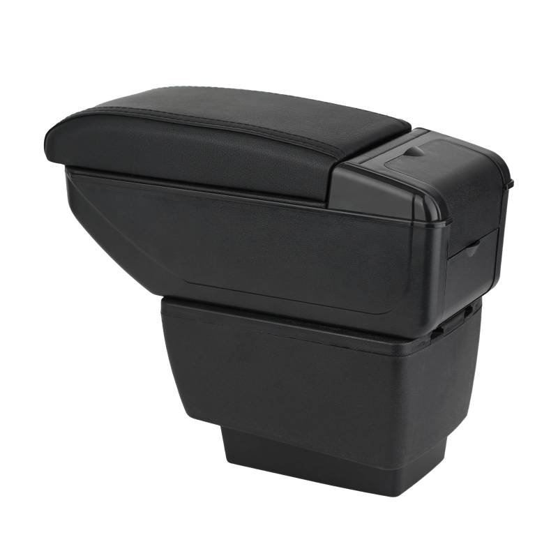 ZENVI MittelArmlehnen Compatible with Skoda Fabia Armlehnen Mk3 2015-2020 Mittelkonsolen Armlehnenkasten Doppelter Stauraum Kann als Ellbogenstütze von ZENVI
