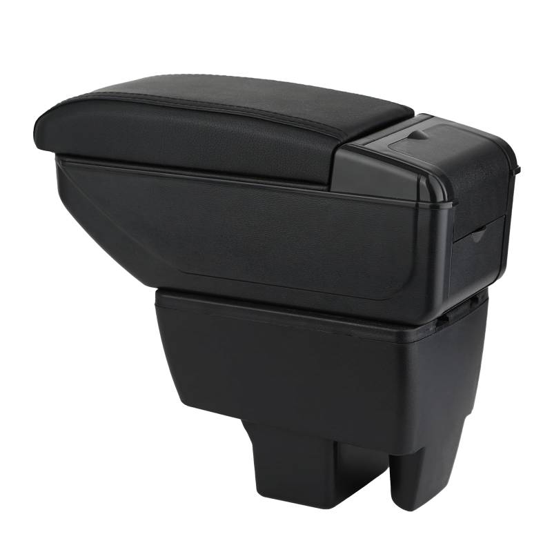 ZENVI MittelArmlehnen Compatible with Skoda Rapid Armlehnen 2012-2023 Mittelkonsolen Armlehnenkasten Doppelter Stauraum Kann als Ellbogenstütze von ZENVI