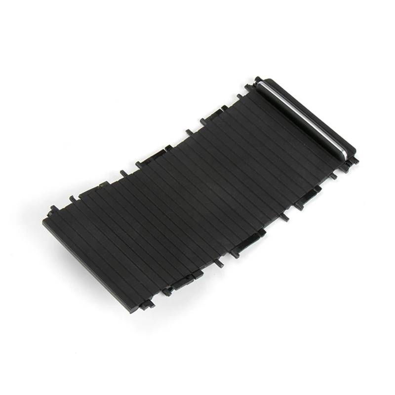 ZEPHYX Auto Mittelkonsole Rollo Abdeckung Trim Trinkbecherhalter Rollo Beige, for, for BMW, E46 3 Serie 51167038333 1998-2005 NEU Rolloabdeckung (Size : Black) von ZEPHYX