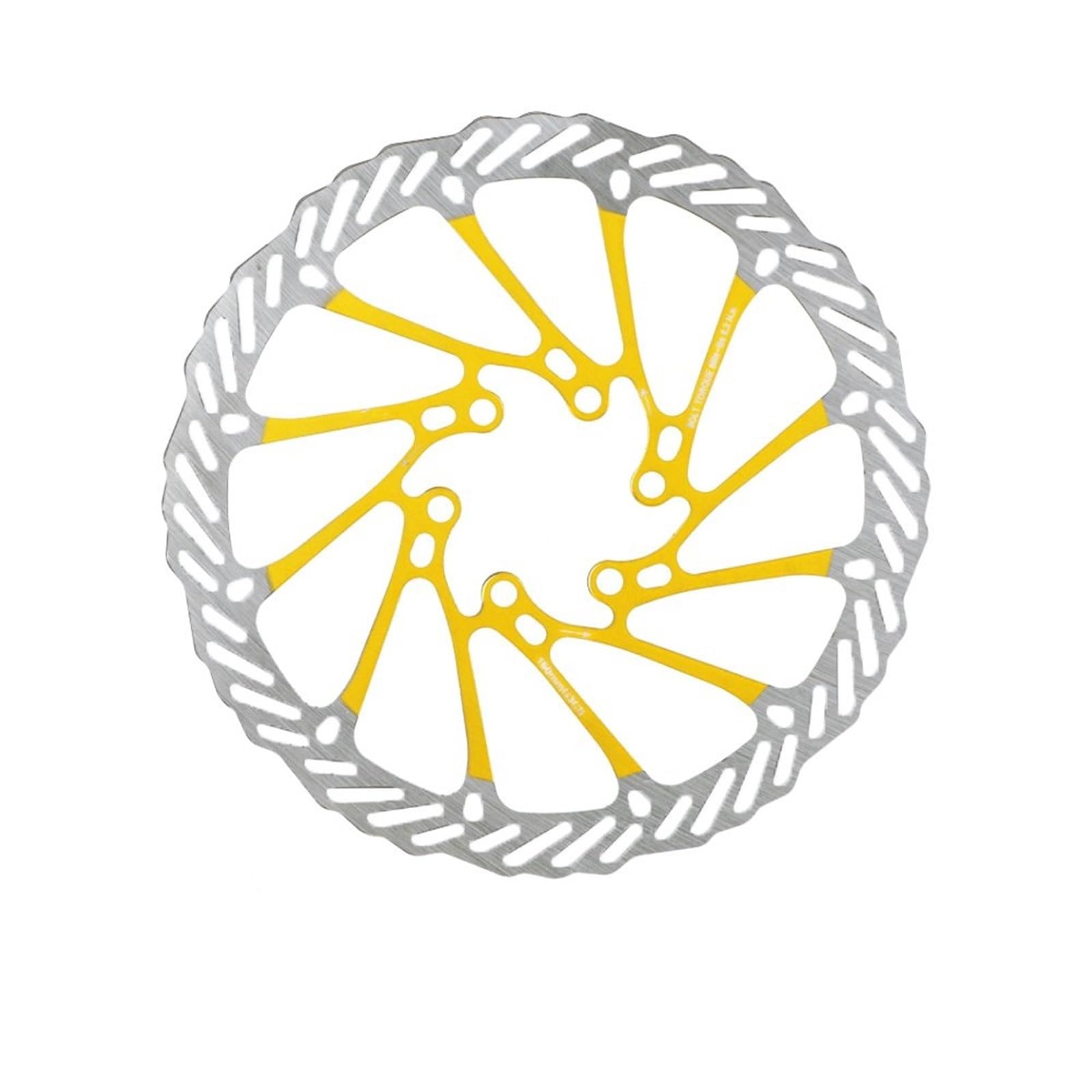 Bremsscheiben G3 160 Mm 180 Mm 203 Mm Bremsscheibe MTB Rotor Hydraulisch Für Fahrrad Mechanische Mountainbike bremsscheibe (Farbe : G3 160 gold) von ZERMEA