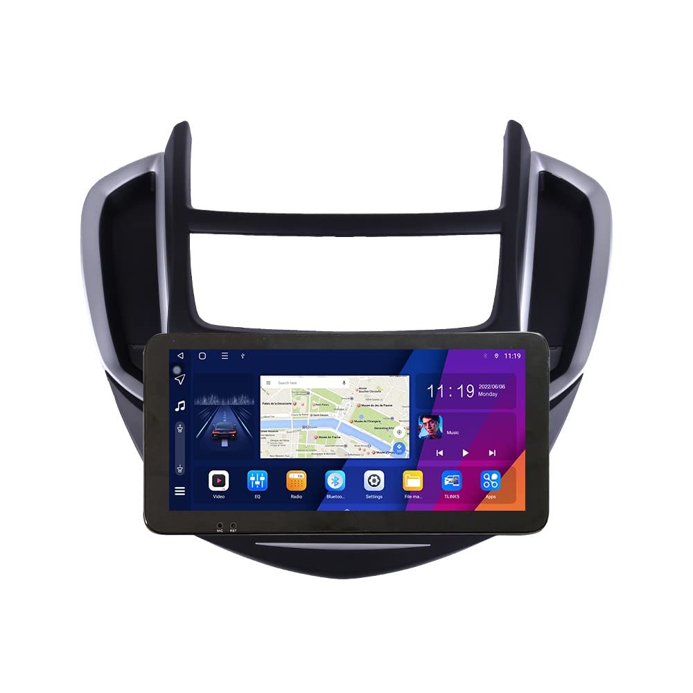 ZERTRAN 10.33" QLED/IPS 1600x720 CarPlay Android Autoradio Autonavigation Stereo Multimedia Player GPS Radio DSP Touchscreen fürChevrolet TRAX 2014-2016 von ZERTRAN
