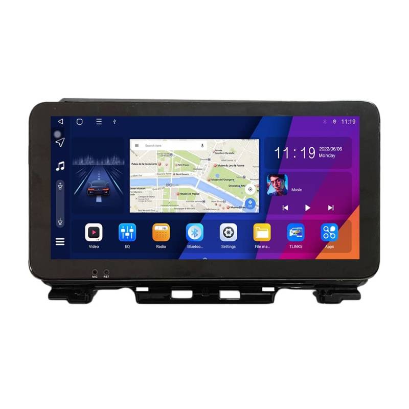 ZERTRAN 10.33" QLED/IPS 1600x720 CarPlay Android Autoradio Autonavigation Stereo Multimedia Player GPS Radio DSP Touchscreen fürSuzuki JIMNY 2018-2020 von ZERTRAN