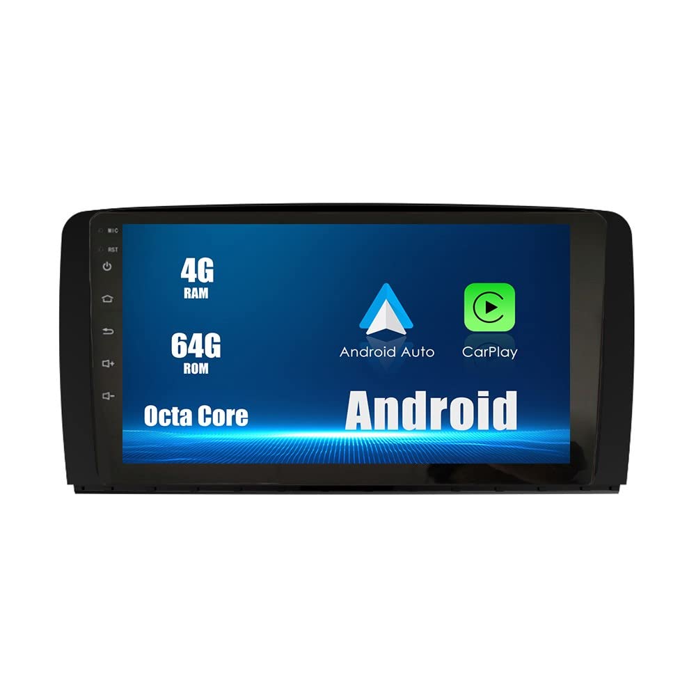 ZERTRAN Android 10 Autoradio Autonavigation Stereo Multimedia Player GPS Radio 2.5D Touchscreen fürBENZ W251 R300 R350 2006-2014 von ZERTRAN
