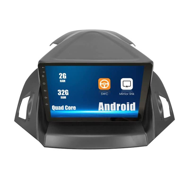 ZERTRAN Android 10 Autoradio Autonavigation Stereo Multimedia Player GPS Radio 2.5D Touchscreen fürFORD kuga Escape C-max 2013-2017 von ZERTRAN