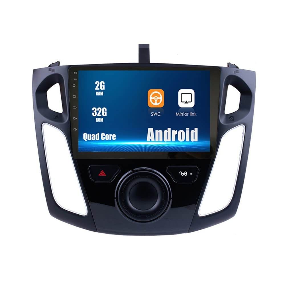 ZERTRAN Android 10 Autoradio Autonavigation Stereo Multimedia Player GPS Radio 2.5D Touchscreen fürFord Focus 2011-2015 von ZERTRAN