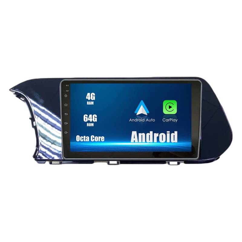 ZERTRAN Android 10 Autoradio Autonavigation Stereo Multimedia Player GPS Radio 2.5D Touchscreen fürHYUNDAI I-20 2021 von ZERTRAN