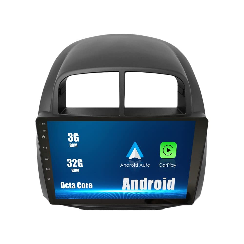 ZERTRAN Android 10 Autoradio Autonavigation Stereo Multimedia Player GPS Radio 2.5D Touchscreen fürPerodua MYVI 2005-2009 Daihatsu Sirion 2005-2009 von ZERTRAN