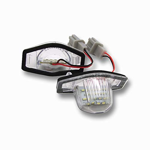 ZERTRAN LED Kennzeichenbeleuchtung Ersatz für 34101S60013, 34100S60013, 34101S5AA01 CR-V FR-V HR-V Jazz von ZERTRAN