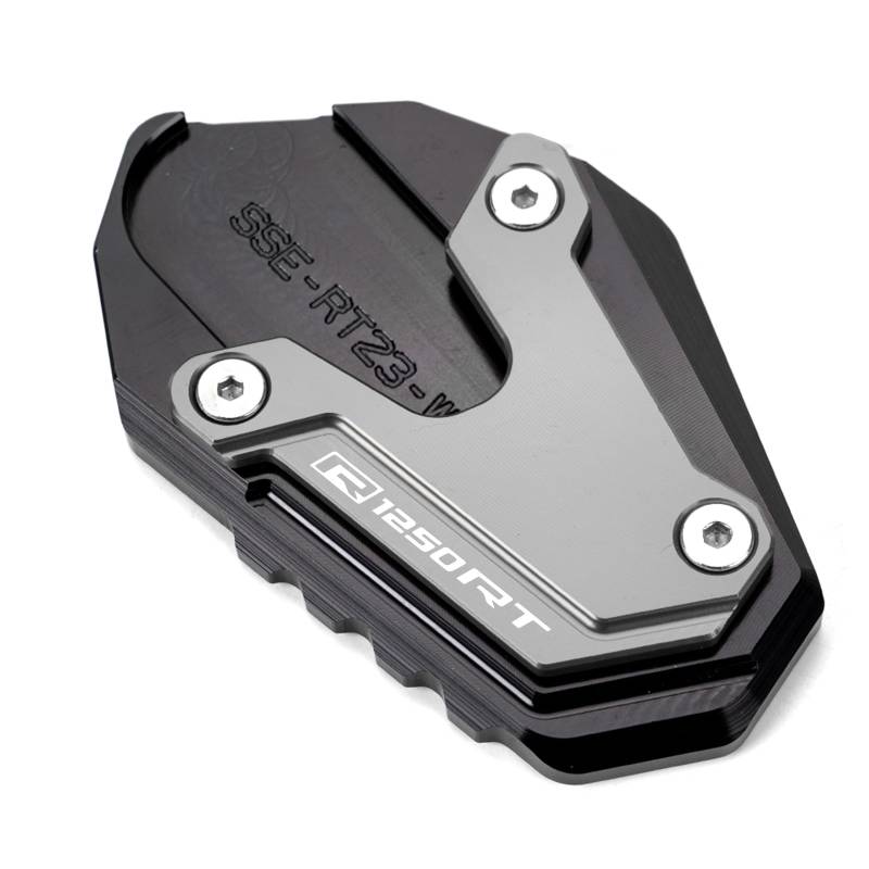 ZESIDIMO Für R1250RT R 1250 RT R 1250 RT 2022 2023 2024 Motorrad CNC Seitenständer Unterstützung Verlängerung ständer Platte Zubehör R1250 RT (Grau) von ZESIDIMO