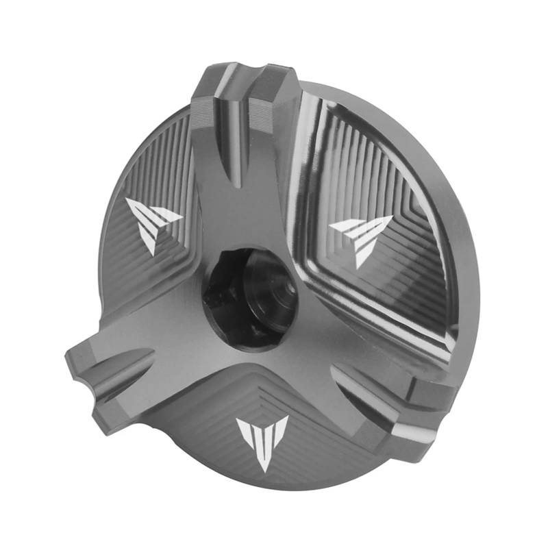 ZESIDIMO M27*3.0 Passend für MT07 MT 01 03 07 10 25 MT03 MT-07 MT10 MT25 Motorrad zubehör CNC Öleinfülldeckel Abdeckung (Grau) von ZESIDIMO