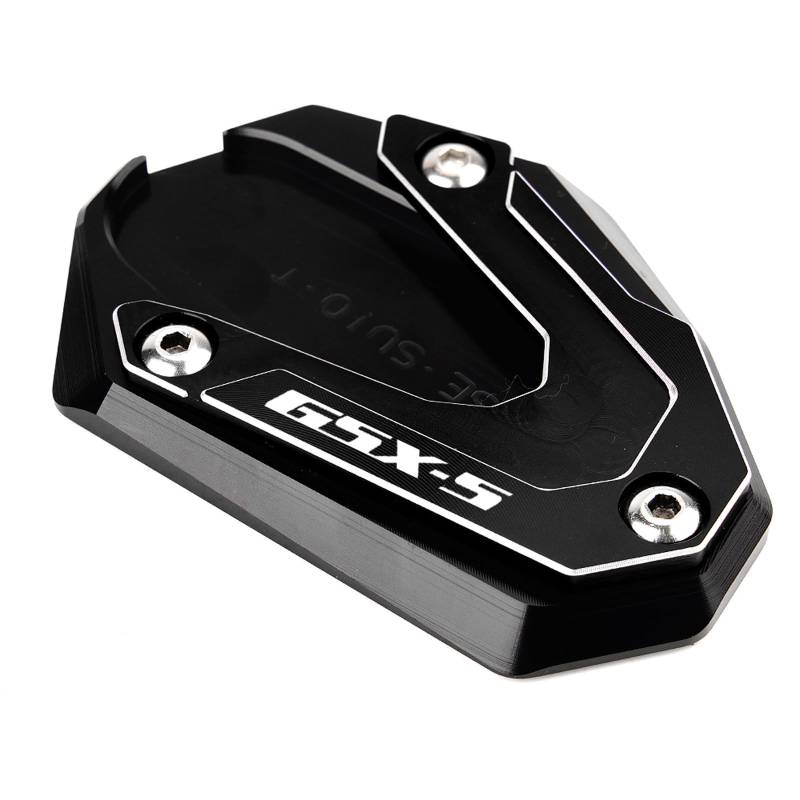 ZESIDIMO Ständer Zubehör für Suzuki GSXS 750 GSX S 1000 2017-2021 2022 GSX-S 1000GT Motorrad Vergrößerungs Platte Seitenständer verlängerung (Schwarz) von ZESIDIMO