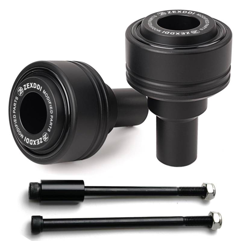 ZEXDDI Passend für Ka-wasaki Z650 RS Z 650 2023 Ninja 650 Ninja650 KRT Ninja 650L EX650 2017-2024 Motorrad Rahmenschieber Antikollision Fallschutz Crash z650rs (schwarz) von ZEXDDI