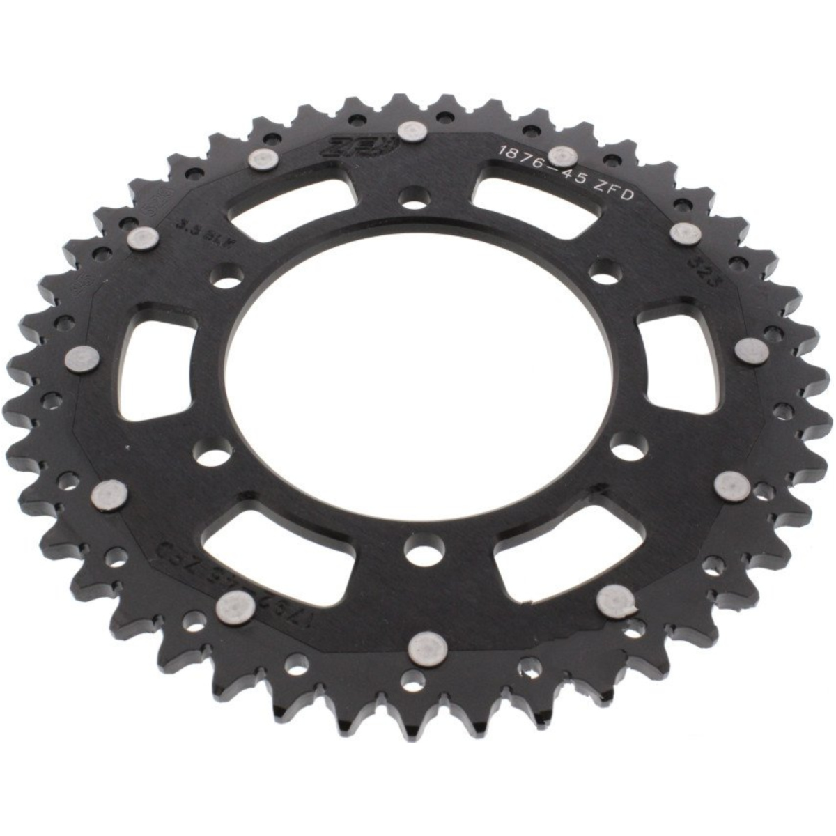 Kettenrad dual 45z teilung 525 schwarz Kettenrad dual 45z teilung 525 schwarz von ZF