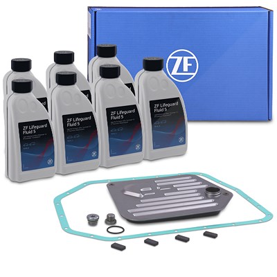 Zf Teilesatz Ölwechsel Automatikgetriebe + 7l ATF-Öl für Alpina, BMW, Jaguar, Land Rover von ZF