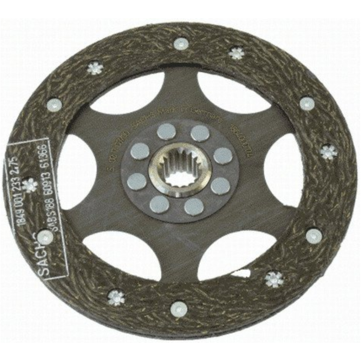 Zf 1864 000 124 kupplungsscheibe Zf 1864 000 124 kupplungsscheibe von ZF