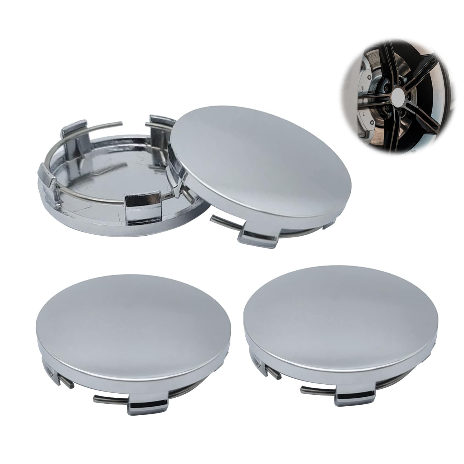 4 Stück Nabendeckel 60mm,Felgenkappen Nabendeckel OD 60mm ID 56mm,Radnabenabdeckung Polierte Oberfläche,Radnabenabdeckung,Universal ABS Silber Nabenkappen Auto Zubehör für Radnaben. 4 Stück Nabendeckel 60mm,Felgenkappen Nabendeckel OD 60mm ID 56mm,Radnabenabdeckung Polierte Oberfläche,Radnabenabdeckung,Universal ABS Silber Nabenkappen Auto Zubehör für Radnaben. von ZFRITP