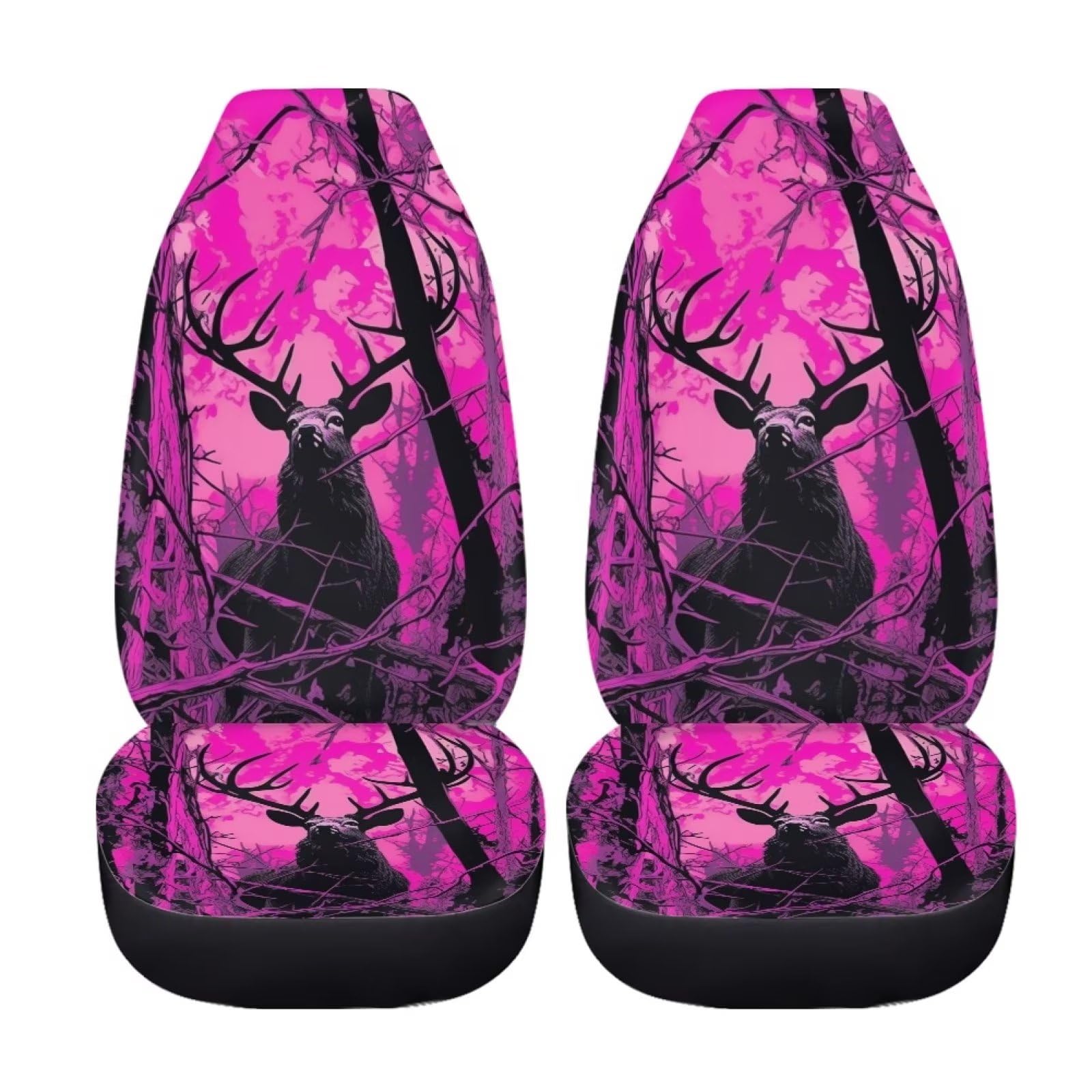 ZFRXIGN Autositzbezüge für Damen, dekoratives Zubehör, Vordersitzschutz, komplettes Set, passend für LKW, SUV und Van, Camouflage, Pink Camo ZFRXIGN Autositzbezüge für Damen, dekoratives Zubehör, Vordersitzschutz, komplettes Set, passend für LKW, SUV und Van, Camouflage, Pink Camo von ZFRXIGN