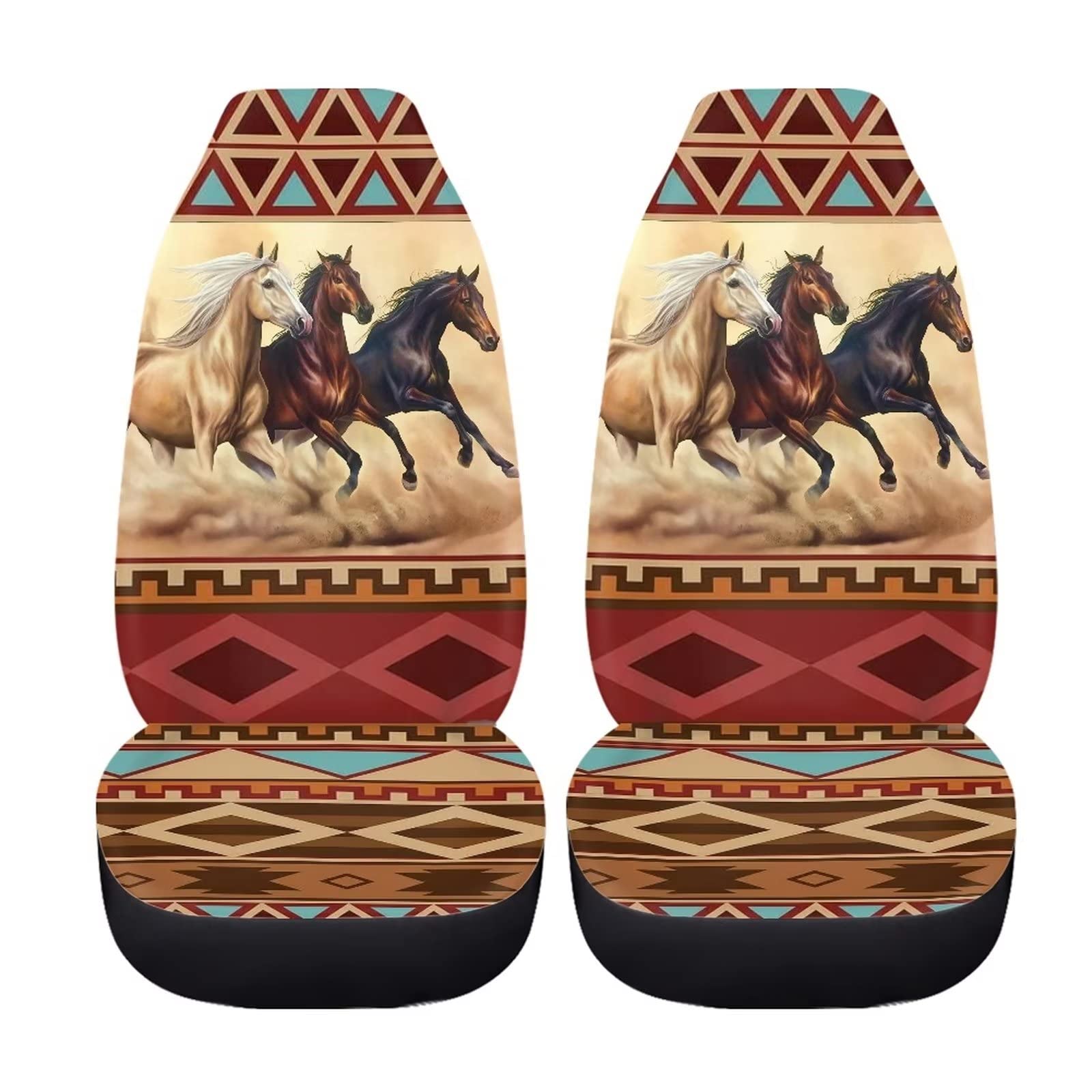 ZFRXIGN Autositzbezüge mit Westernpferd, nur vorne, für Damen, Autozubehör, Geschenk, Autobezug, universelle Passform, LKW, Van, SUV, Sitzkissen, Boho, Azteken, Tribal, Navajo ZFRXIGN Autositzbezüge mit Westernpferd, nur vorne, für Damen, Autozubehör, Geschenk, Autobezug, universelle Passform, LKW, Van, SUV, Sitzkissen, Boho, Azteken, Tribal, Navajo von ZFRXIGN