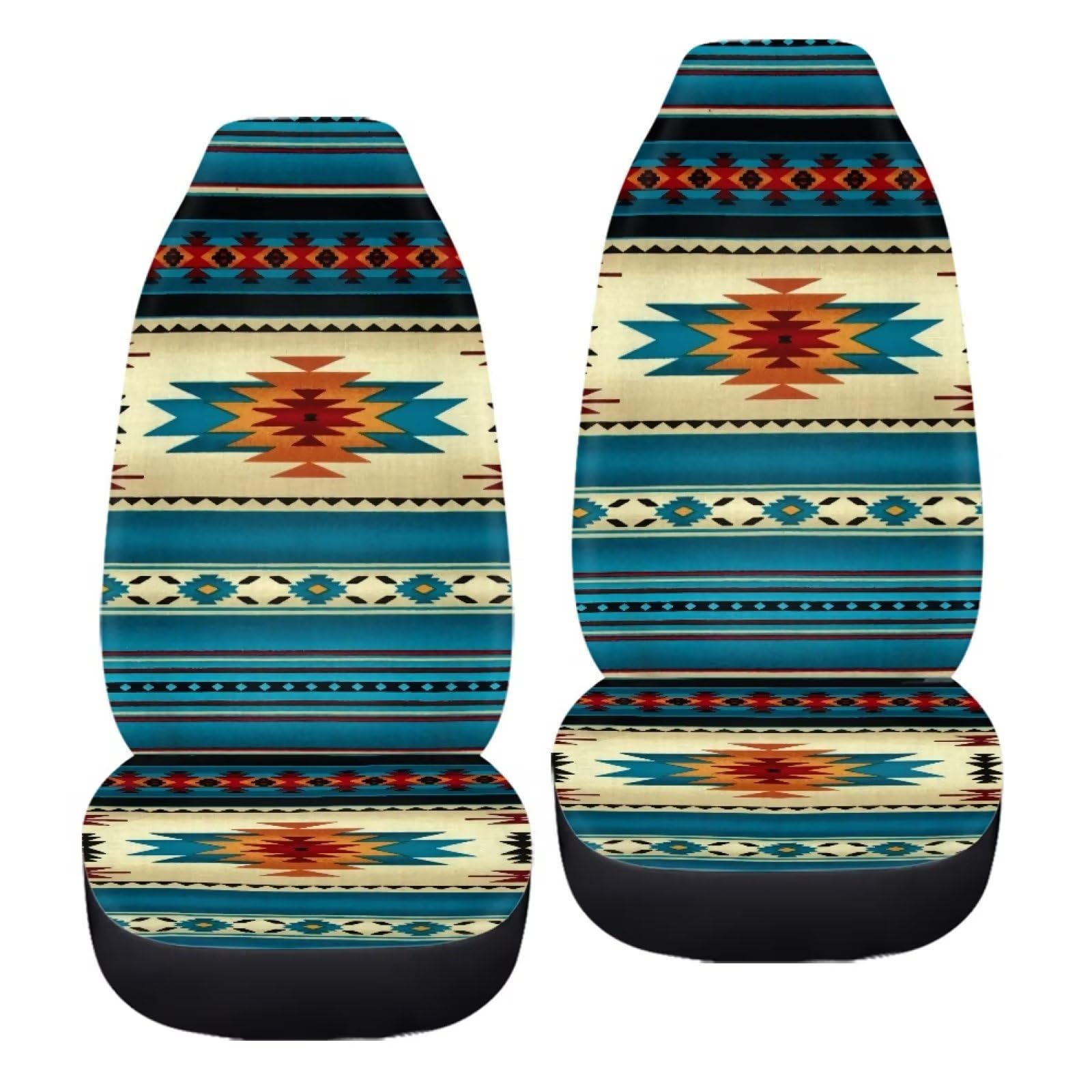 ZFRXIGN Azteken-Sitzbezüge für Autos für Damen, Westernsitzbezüge, Fahrzeugdekoration, Vordersitz-Schutzbezug, vollständiges Set, passend für LKW, SUV und Van, Tribal-Navajo-Blau ZFRXIGN Azteken-Sitzbezüge für Autos für Damen, Westernsitzbezüge, Fahrzeugdekoration, Vordersitz-Schutzbezug, vollständiges Set, passend für LKW, SUV und Van, Tribal-Navajo-Blau von ZFRXIGN
