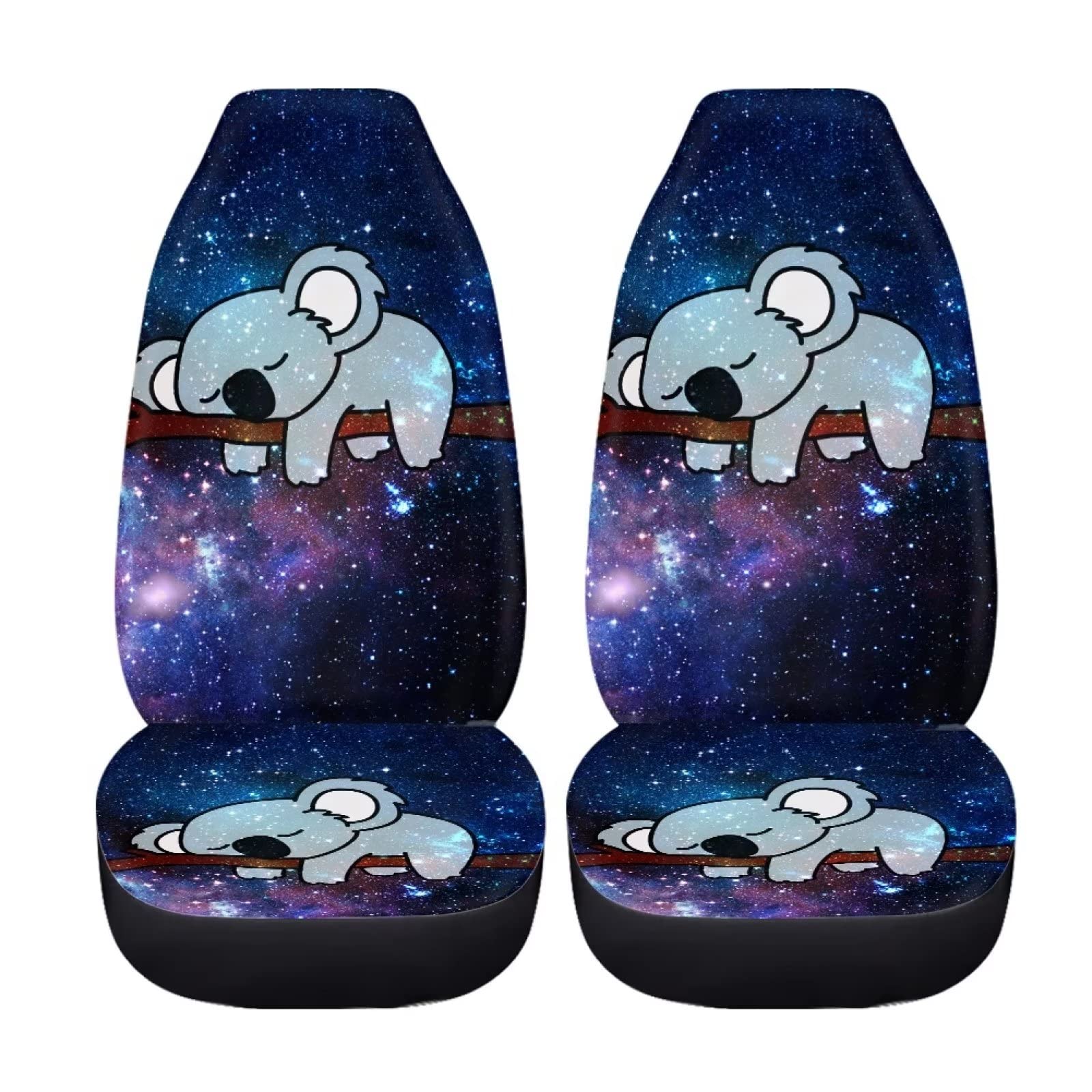 ZFRXIGN Koala Galaxy Autositzbezüge, universelles Autozubehör, langlebig, Schalensitzbezug für Auto, SUV, Kofferraum, Van, Innendekoration, Dunkelblau ZFRXIGN Koala Galaxy Autositzbezüge, universelles Autozubehör, langlebig, Schalensitzbezug für Auto, SUV, Kofferraum, Van, Innendekoration, Dunkelblau von ZFRXIGN