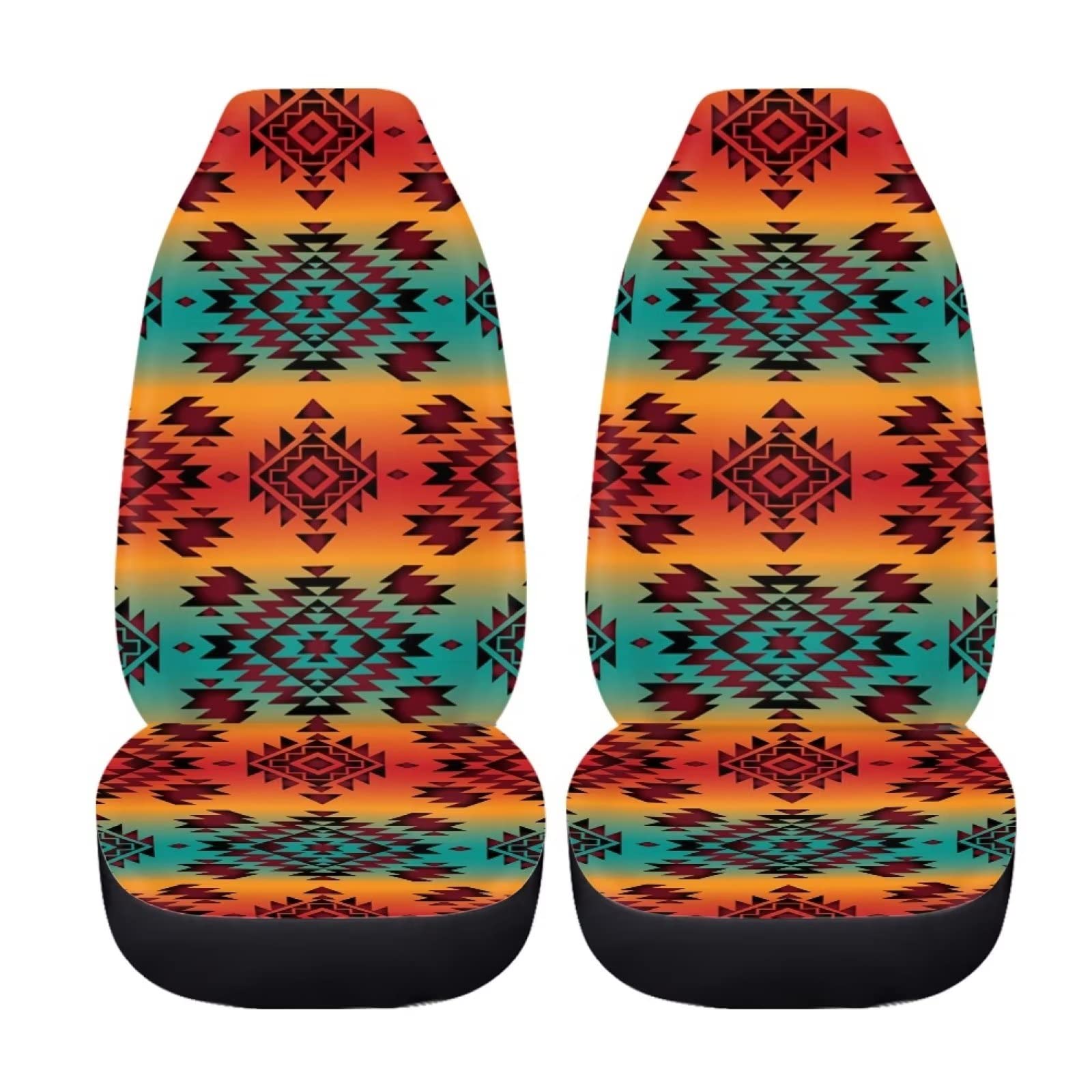 ZFRXIGN Tribal Autositzbezüge für Damen, SUV-Kofferraum, Vordersitzschutz, Auto-Innenzubehör, komplettes Set mit 2 Stück, Boho, Südwestern, Azteken, Navajo ZFRXIGN Tribal Autositzbezüge für Damen, SUV-Kofferraum, Vordersitzschutz, Auto-Innenzubehör, komplettes Set mit 2 Stück, Boho, Südwestern, Azteken, Navajo von ZFRXIGN