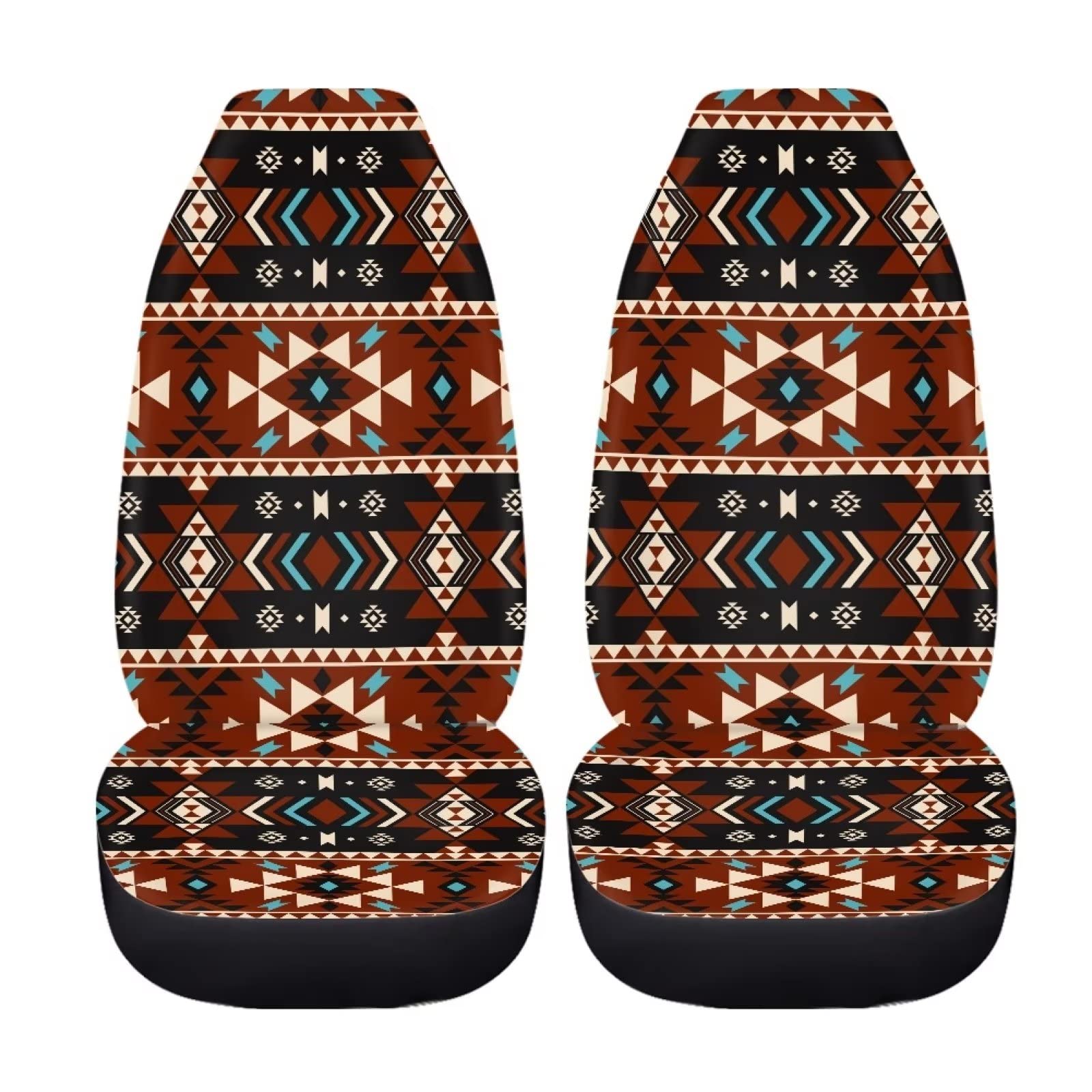ZFRXIGN Tribal Navajo Autositzbezüge für Damen und Herren, SUV-Zubehör, Innenraum, Kofferraum, schützende Automattenbezüge, Western-Azteken-Dekor, Vordersitzbezüge, 2er-Set ZFRXIGN Tribal Navajo Autositzbezüge für Damen und Herren, SUV-Zubehör, Innenraum, Kofferraum, schützende Automattenbezüge, Western-Azteken-Dekor, Vordersitzbezüge, 2er-Set von ZFRXIGN