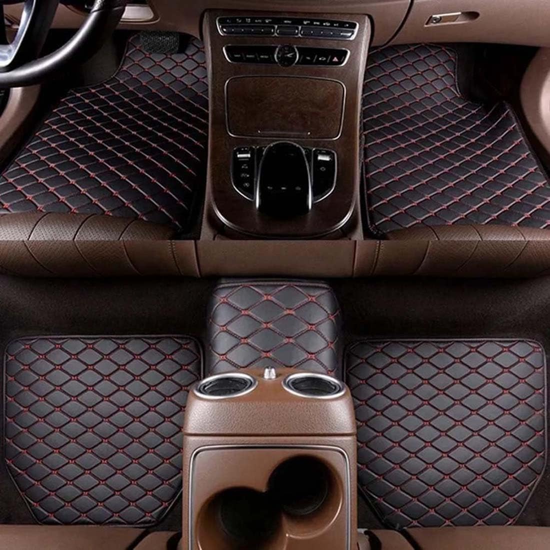 5-teiliges Leder-Auto-Fußmatten-Set für BMW M2 G87 2023 2024, wasserdicht, rutschfest, vorne und hinten, Schutz-Fußpolster-Set, Styling-Innenraum-Zubehör,C 5-teiliges Leder-Auto-Fußmatten-Set für BMW M2 G87 2023 2024, wasserdicht, rutschfest, vorne und hinten, Schutz-Fußpolster-Set, Styling-Innenraum-Zubehör,C von ZFYXZ