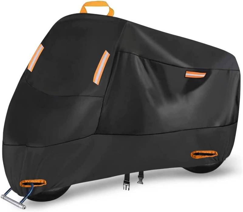 Motorrad Abdeckplane für Loncin VOGE SR4 MAX SR4MAX 2022 2023 2024 2025, Oxford-Stoff Outdoor Wasserdicht Winddicht UV Beständiges Motorrad Schutzhülle,B von ZFZFC