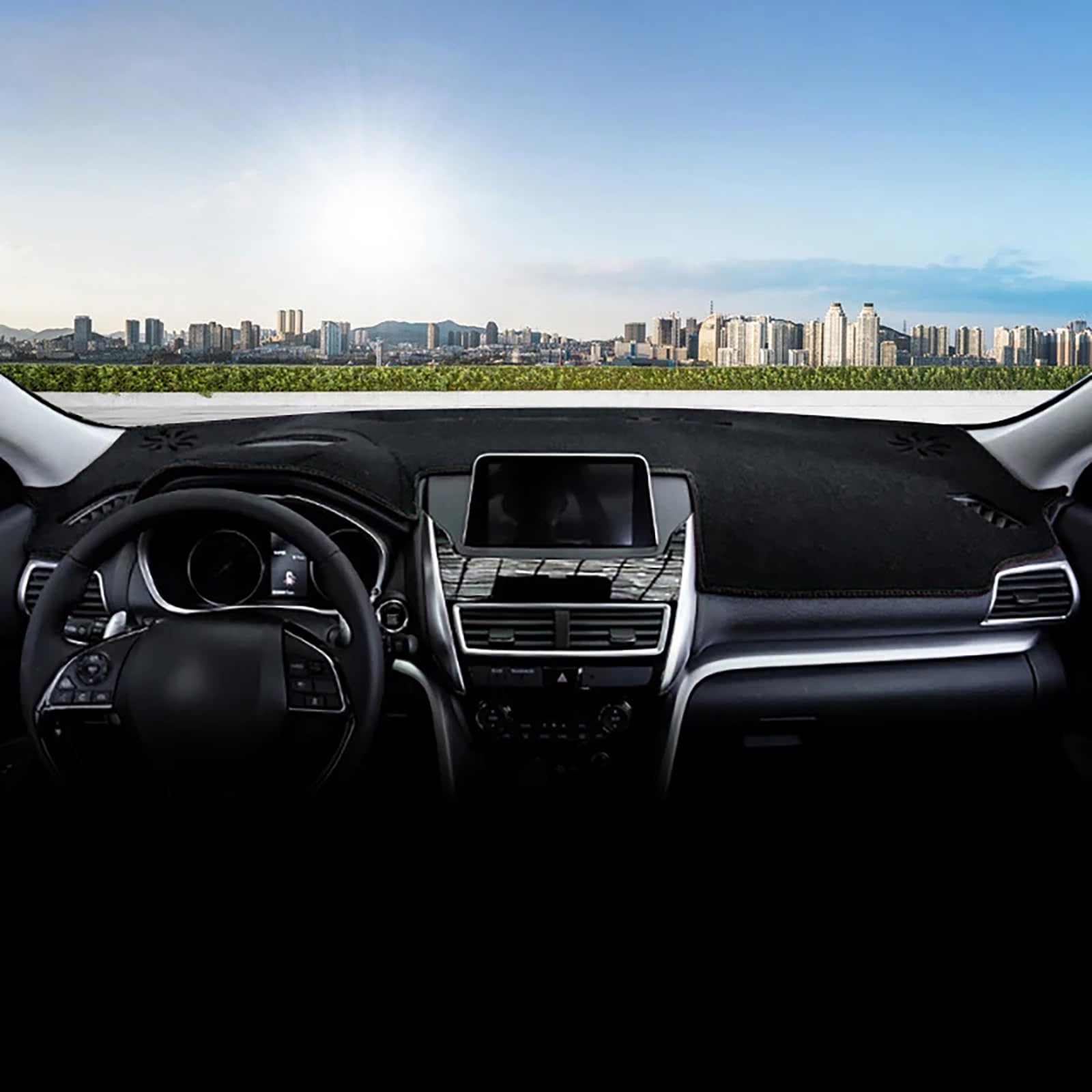 ZGXNE Auto Armaturenbrett Abdeckung für Mitsubishi Eclipse Cross 2017 2018 2019 2020 2021 2022 2023, Auto Dashboard Abdeckung Sonnenschutz Matte Rutschfester Schutz Keine Blendung ZGXNE Auto Armaturenbrett Abdeckung für Mitsubishi Eclipse Cross 2017 2018 2019 2020 2021 2022 2023, Auto Dashboard Abdeckung Sonnenschutz Matte Rutschfester Schutz Keine Blendung von ZGXNE