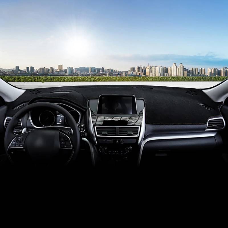 ZGXNE Auto Armaturenbrett Abdeckung für Mitsubishi Eclipse Cross 2017 2018 2019 2020 2021 2022 2023, Auto Dashboard Abdeckung Sonnenschutz Matte Rutschfester Schutz Keine Blendung von ZGXNE
